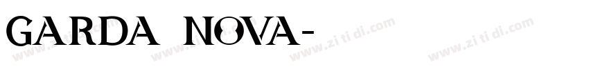 Garda Nova字体转换